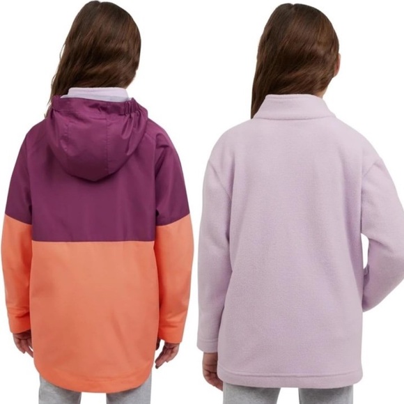 NWT Eddie Bauer Youth 3-in-1 Jacket Desert Flower Girls size Large 14-16 - Picture 3 of 6